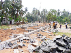 10. The begninning of a row house 10. The begninning of a row house