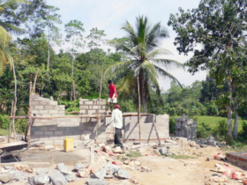 12. The progression of individual dwellings being built 12. The progression of individual dwellings being built