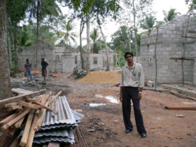 13. The progression of individual dwellings being built 13. The progression of individual dwellings being built