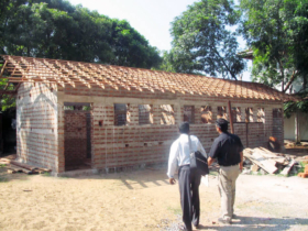 19. Construction of a toilet block 19. Construction of a toilet block