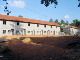 22. 50 dwelling row house near completion 22. 50 dwelling row house near completion