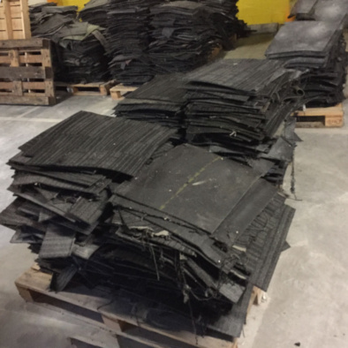 Recycled glued carpet tiles Recycled glued carpet tiles