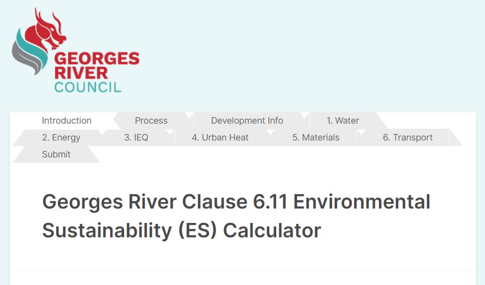 Environmental Sustainability online tool